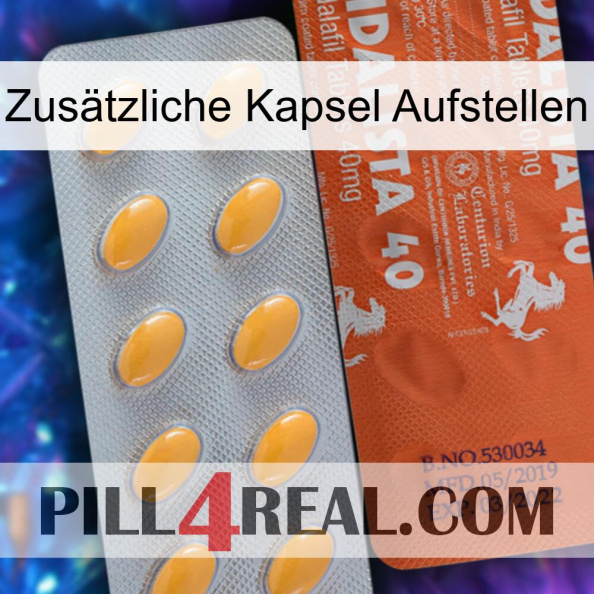 Zusätzliche Kapsel Aufstellen 43